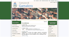Desktop Screenshot of comune.gamalero.al.it