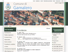 Tablet Screenshot of comune.gamalero.al.it